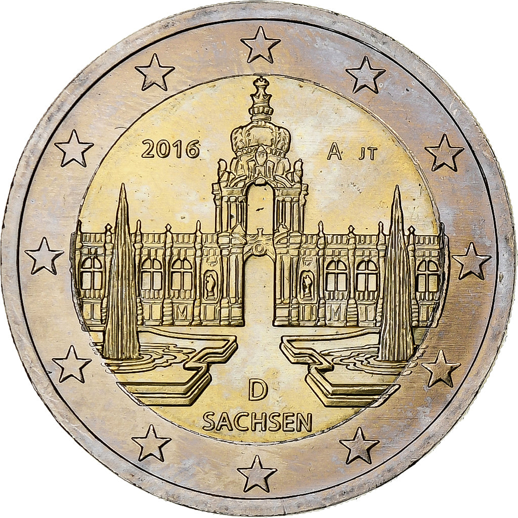 DEUTSCHLAND - BUNDESREPUBLIK,
2 Euro,
Sachsen