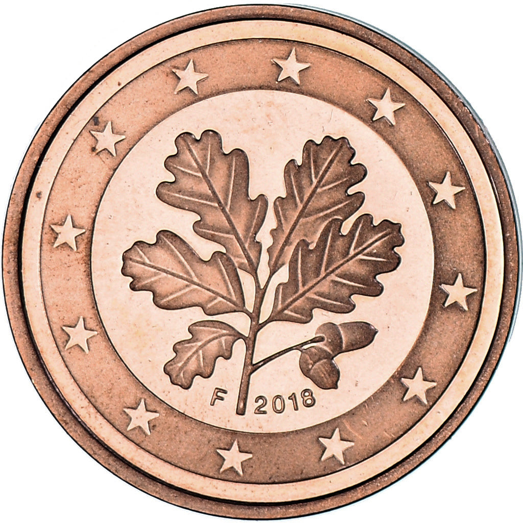 Deutschland,
2 Euro-Cent,
2018