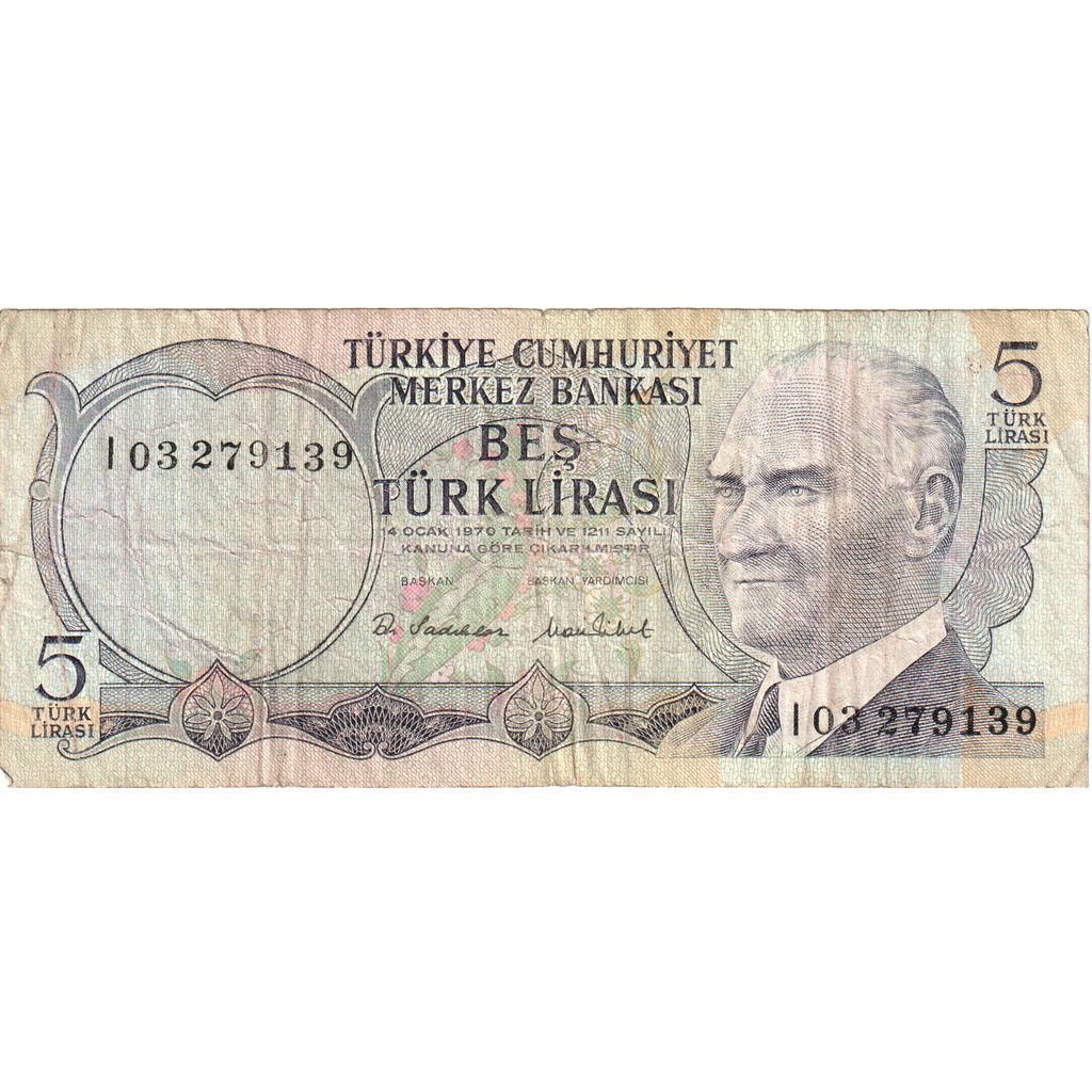 Truthahn,
5 Lira,
VF(30-35)