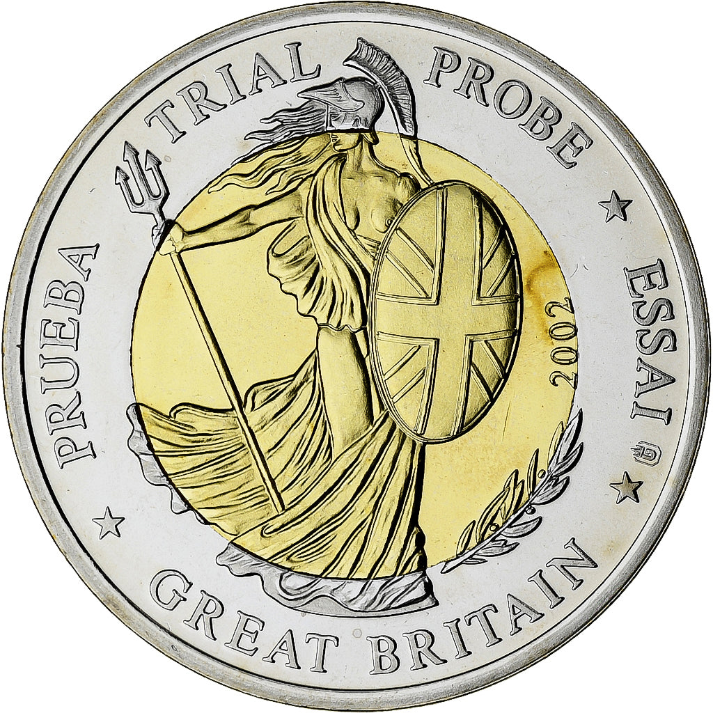 Großbritannien,
2 Euro,
Fantasie-Euro-Muster