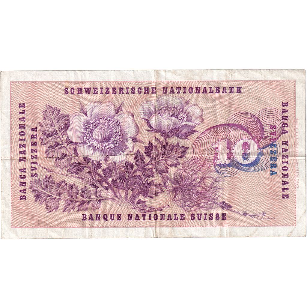 Schweiz,
10 Franken,
26.10.1964