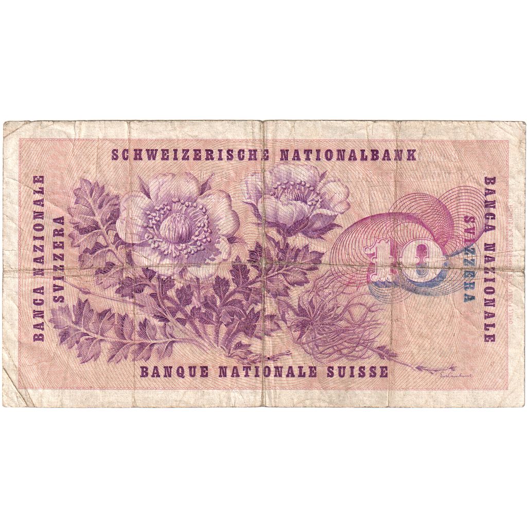 Schweiz,
10 Franken,
26.10.1961