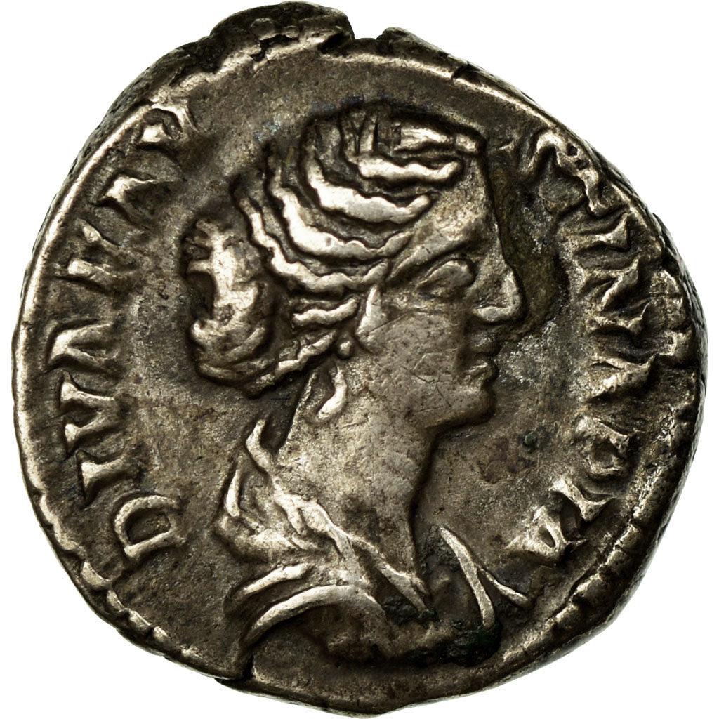 Münze,
Faustina II.,
Denar