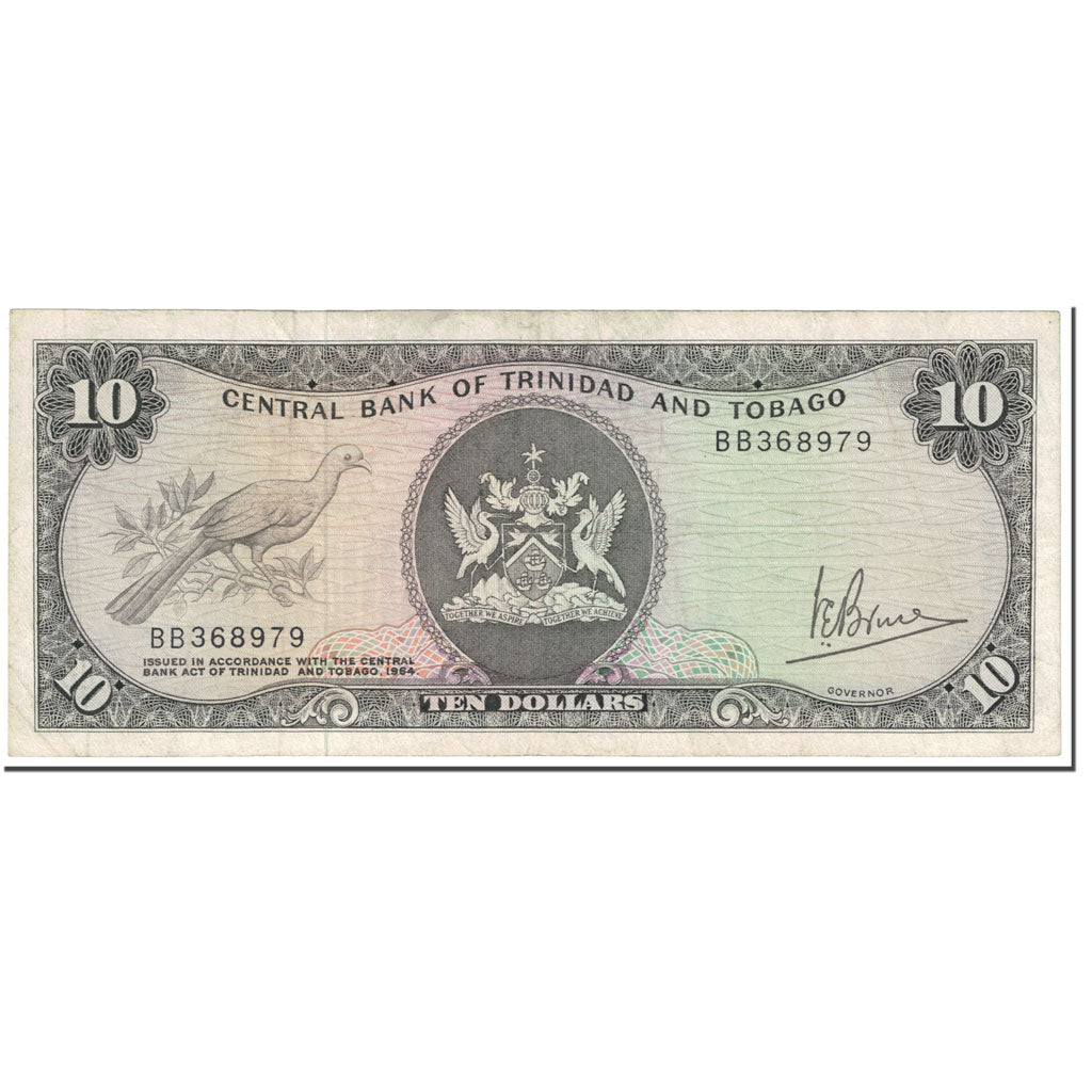 Trinidad und Tobago,
10 Dollar,
Undatiert (1964)