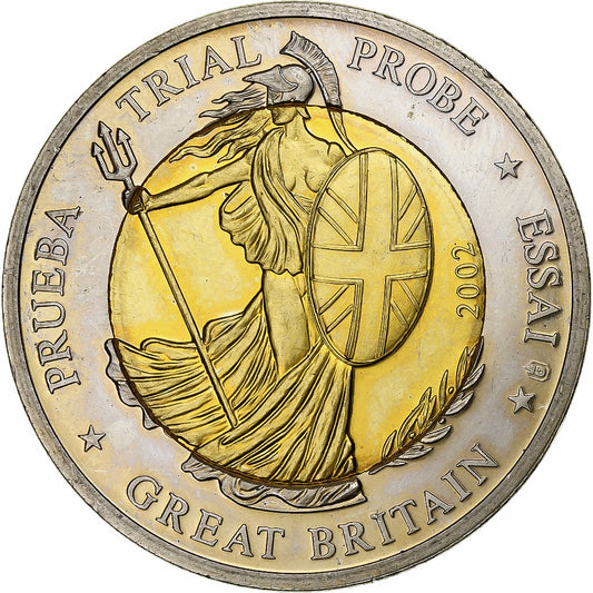 Großbritannien, 
  
  2 Euro, 
  
  inoffizielle private Münze