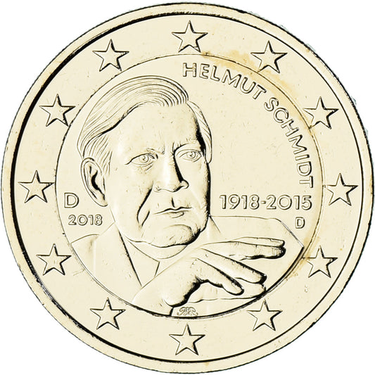 Deutschland, 
  
  2 Euro, 
  
  2018