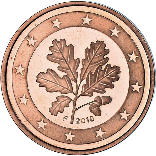 Deutschland, 
  
  2 Euro-Cent, 
  
  2018