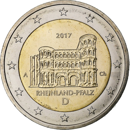 Deutschland, 
  
  2 Euro, 
  
  Bundesländer - "Rheinland-Pfalz"