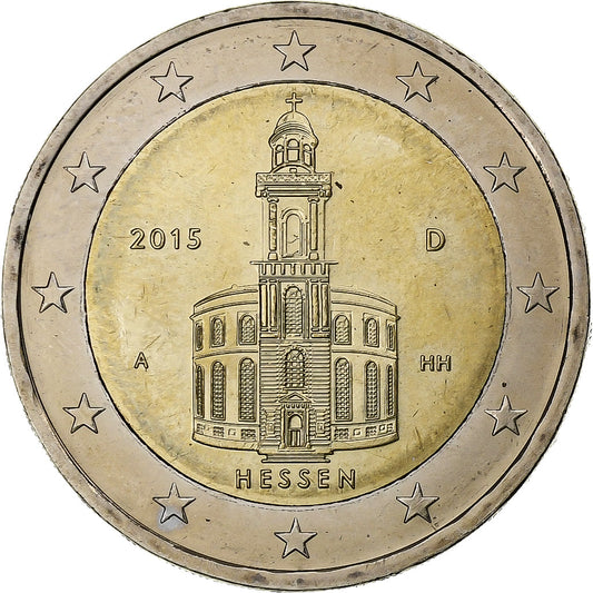 Deutschland, 
  
  2 Euro, 
  
  Bundesländer - „Hessen“