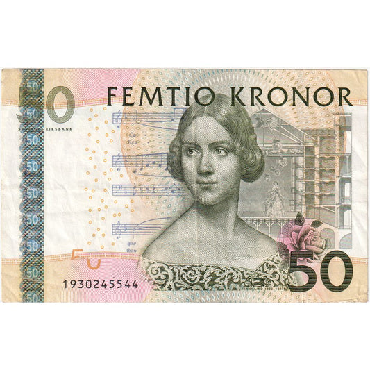 Schweden, 
  
  50 Kronen, 
  
  EF(40-45)