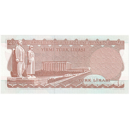 Truthahn, 
  
  20 Lira, 
  
  UNC(65-70)
