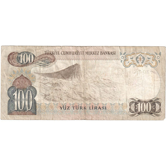 Truthahn, 
  
  100 Lira, 
  
  VF(30-35)