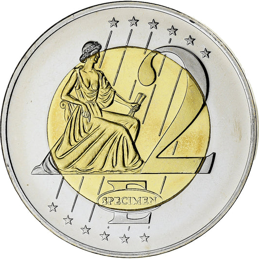 Großbritannien, 
  
  2 Euro, 
  
  Fantasie-Euro-Muster