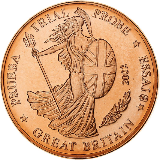 Großbritannien, 
  
  2 Euro-Cent, 
  
  Fantasie-Euro-Muster