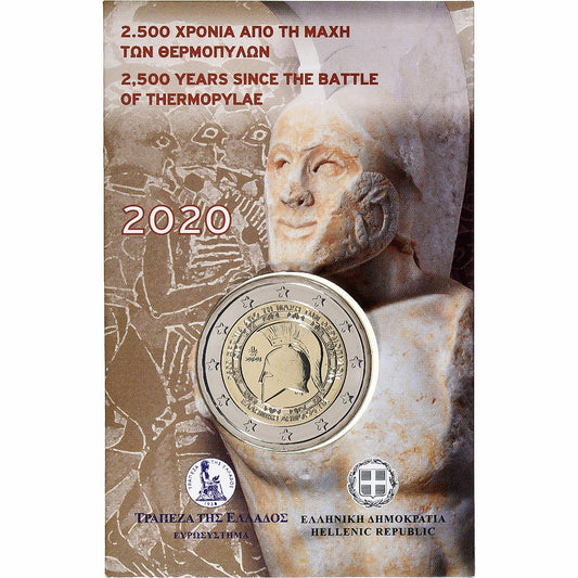 Griechenland, 
  
  2 Euro, 
  
  Schlacht bei den Thermopylen