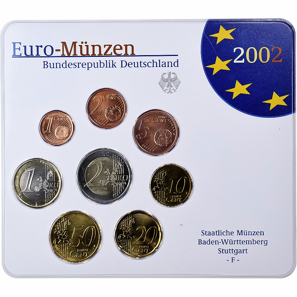 Deutschland, 
  
  1 Cent bis 2 Euro, 
  
  BU