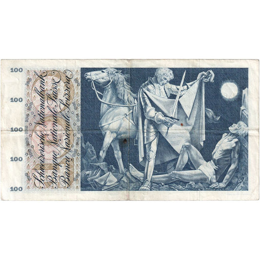 Schweiz, 
  
  100 Franken, 
  
  30.06.1967