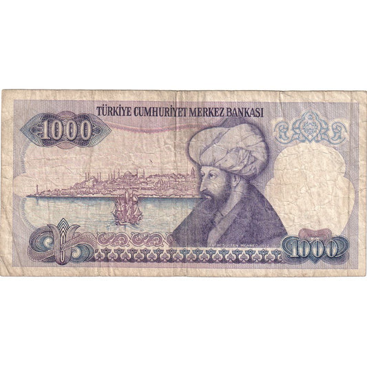 Truthahn, 
  
  1000 Lira, 
  
  VF(20-25)