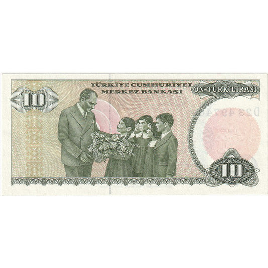 Truthahn, 
  
  10 Lira, 
  
  UNC(65-70)