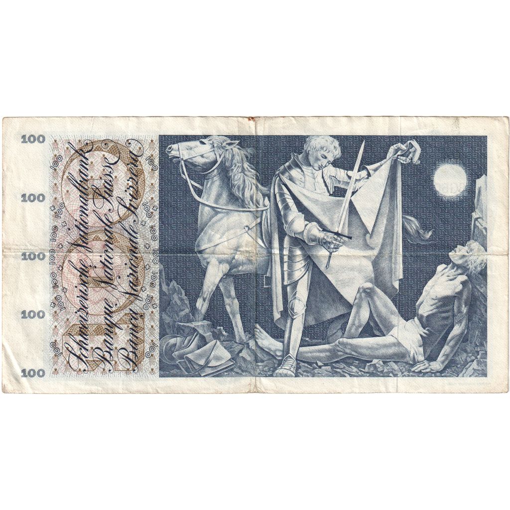 Schweiz, 
  
  100 Franken, 
  
  1965