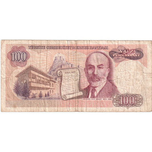 Truthahn, 
  
  100 Lira, 
  
  14.01.1970