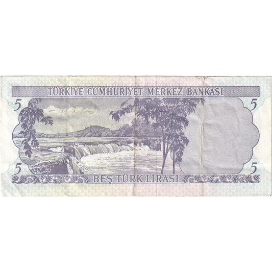 Truthahn, 
  
  5 Lira, 
  
  AU(55-58)