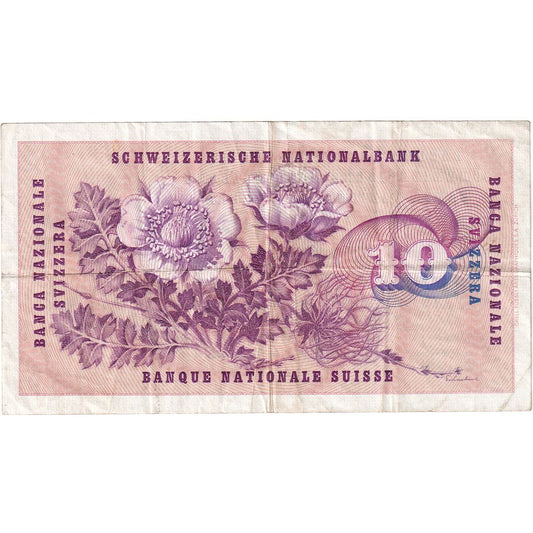 Schweiz, 
  
  10 Franken, 
  
  26.10.1964