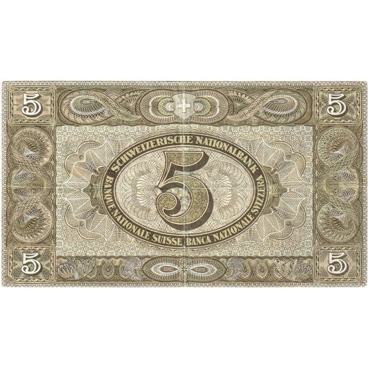 Schweiz, 
  
  5 Franken, 
  
  20.01.1949