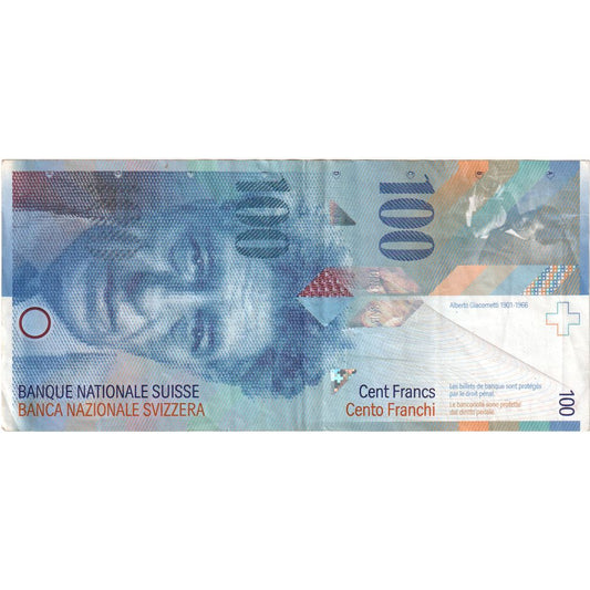 Schweiz, 
  
  100 Franken, 
  
  EF(40-45)