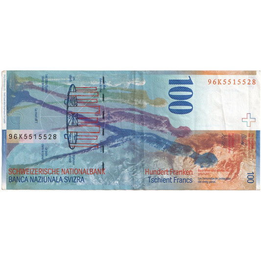 Schweiz, 
  
  100 Franken, 
  
  EF(40-45)
