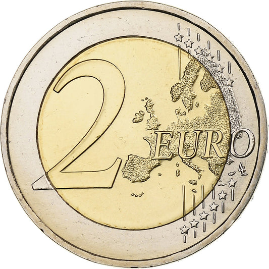 Deutschland, 
  
  2 Euro, 
  
  30 Jahre des Drapeau de l'UE