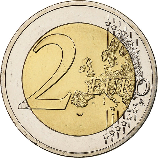 Griechenland, 
  
  2 Euro, 
  
  30 Jahre des Drapeau de l'UE