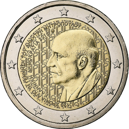Griechenland, 
  
  2 Euro, 
  
  Dimitri Mitropoulos