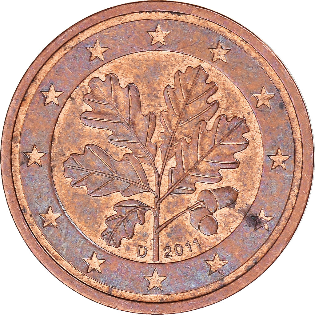 DEUTSCHLAND - BUNDESREPUBLIK, 
  
  2 Euro-Cent, 
  
  2011
