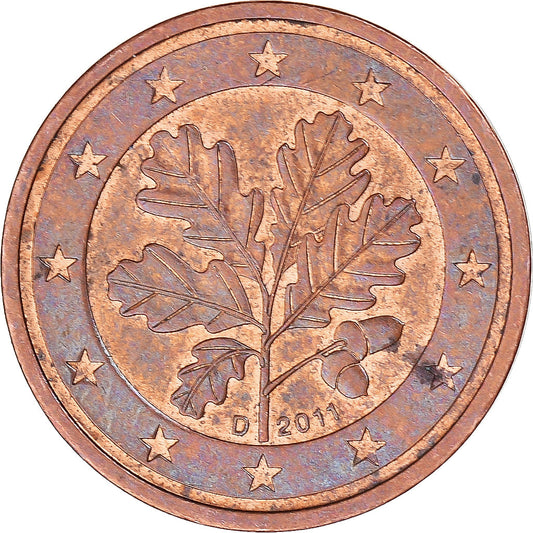 DEUTSCHLAND - BUNDESREPUBLIK, 
  
  2 Euro-Cent, 
  
  2011