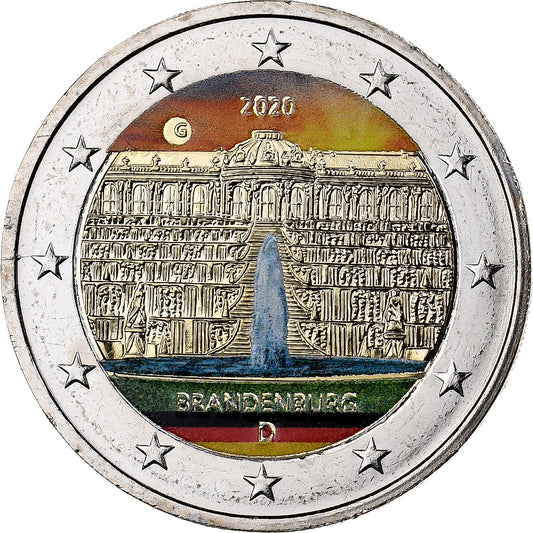 DEUTSCHLAND - BUNDESREPUBLIK, 
  
  2 Euro, 
  
  Koloriert