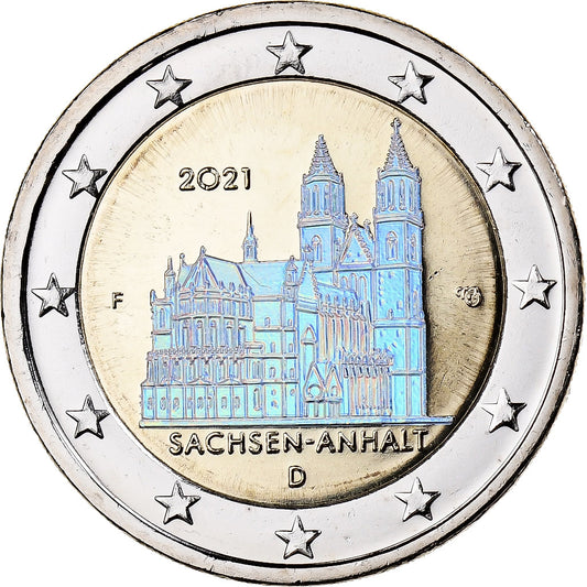 Deutschland, 
  
  2 Euro, 
  
  Sachsen-Anhalt