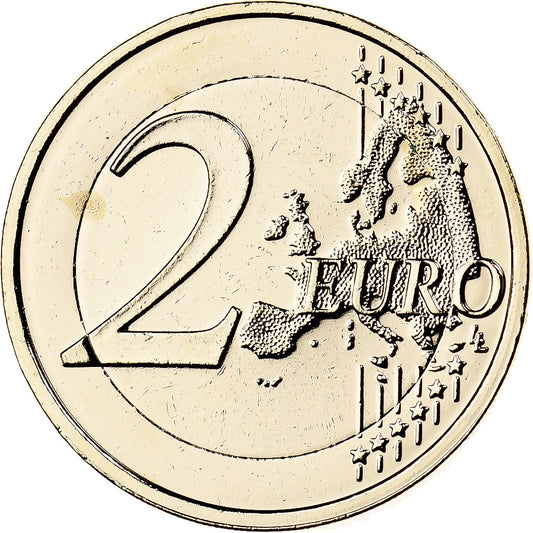 Deutschland, 
  
  2 Euro, 
  
  Fantasieprägung .Dorée