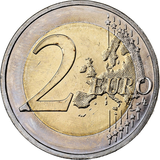 Deutschland, 
  
  2 Euro, 
  
  Chute du mur de Berlin