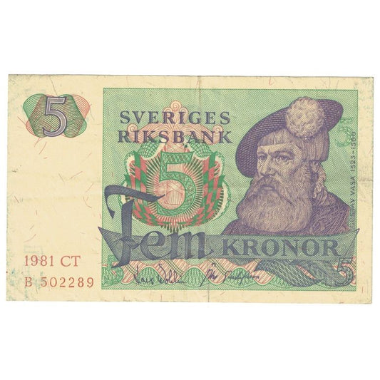 Banknote, 
  
  Schweden, 
  
  10 Kronen