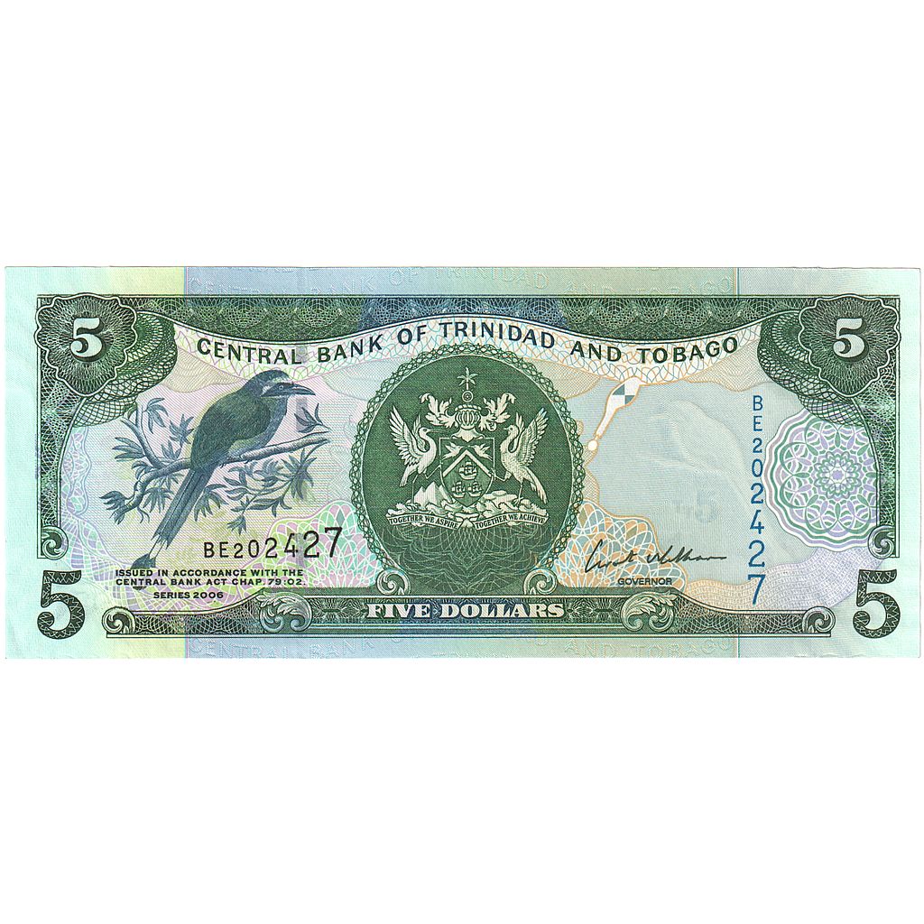 Trinidad und Tobago, 
  
  5 Dollar, 
  
  2006