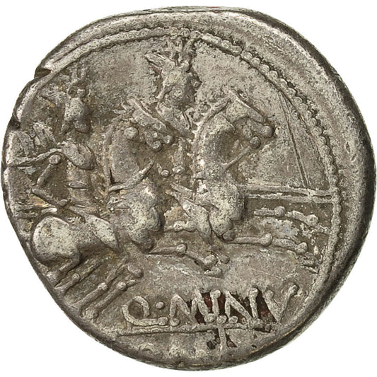 Münze, 
  
  Minucia, 
  
  Denar