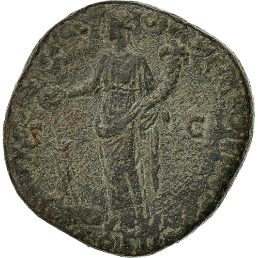 Münze, 
  
  Antoninus Pius, 
  
  Dupondius
