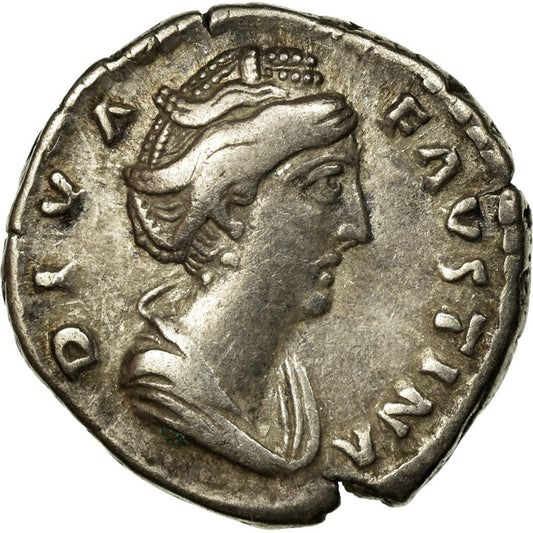 Münze, 
  
  Faustina I., 
  
  Denar