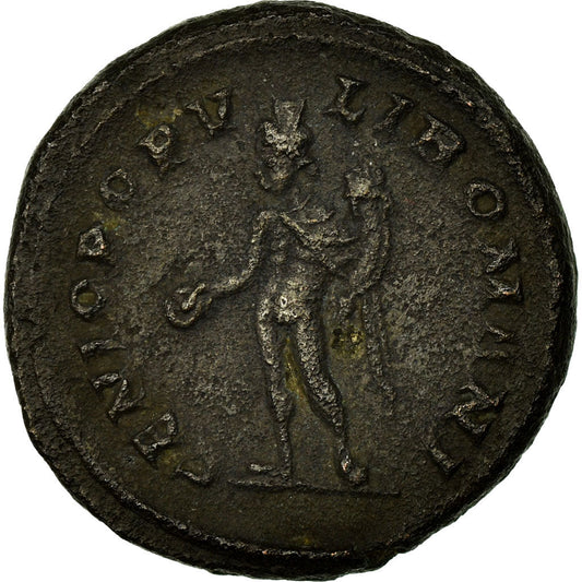 Münze, 
  
  Constantius I., 
  
  Follis