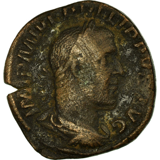 Münze, 
  
  Philipp I., 
  
  Sesterz