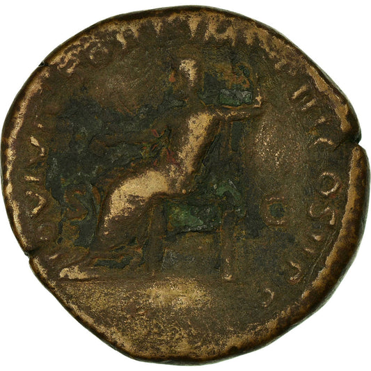 Münze, 
  
  Commodus, 
  
  Sesterz