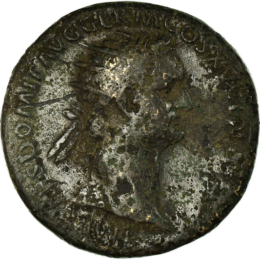 Münze, 
  
  Domitian, 
  
  Dupondius
