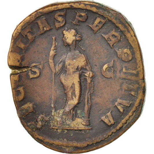 Münze, 
  
  Gordian III., 
  
  Sesterz