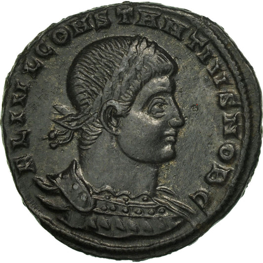 Münze, 
  
  Constantius II., 
  
  Follis